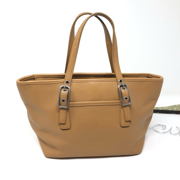 Coach Handbags - Coach Purse Legacy Tote Carmel Leather 9846